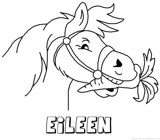 Eileen paard van sinterklaas kleurplaat