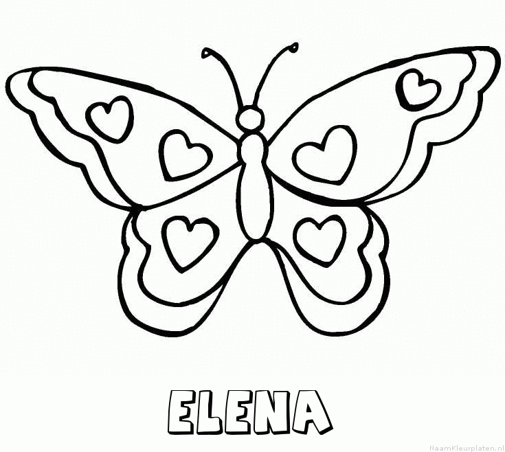 Elena vlinder hartjes