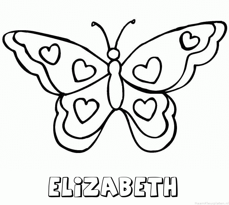 Elizabeth vlinder hartjes
