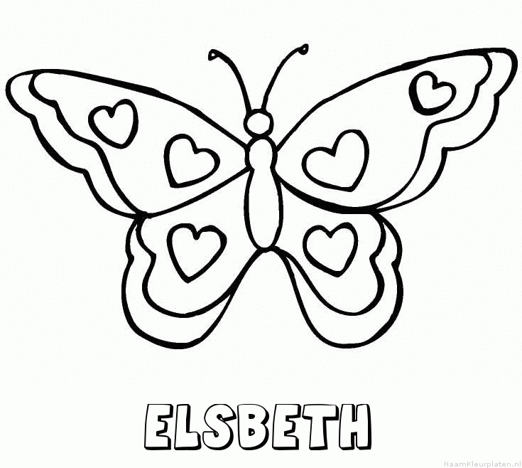 Elsbeth vlinder hartjes