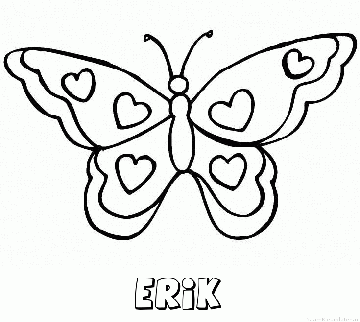 Erik vlinder hartjes