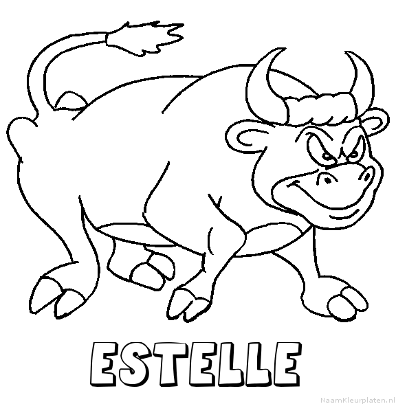 Estelle stier kleurplaat