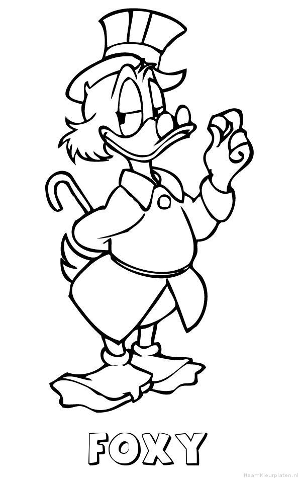 Foxy dagobert duck