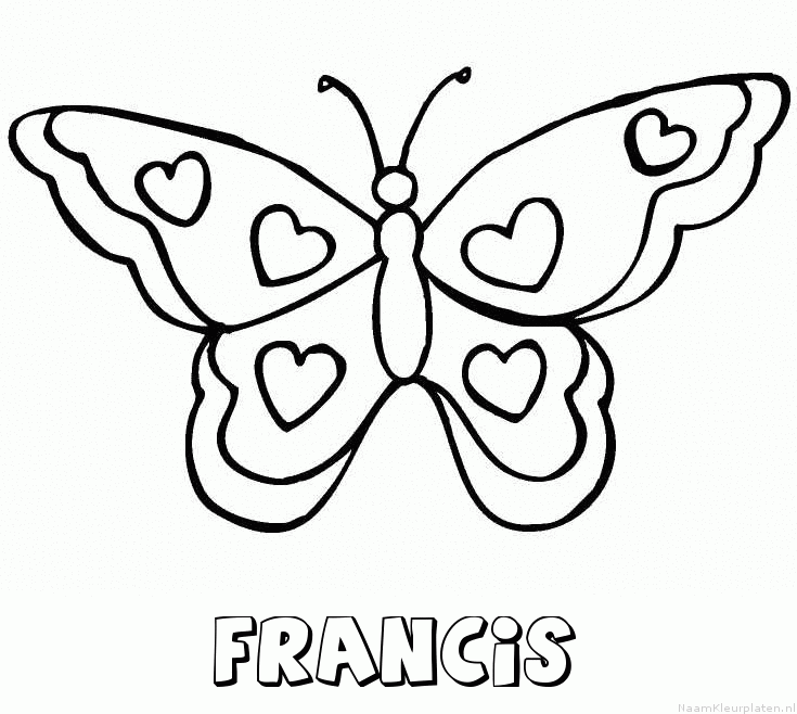 Francis vlinder hartjes