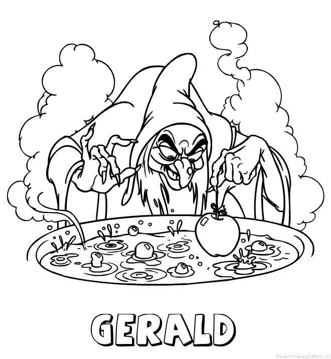 Gerald heks kleurplaat