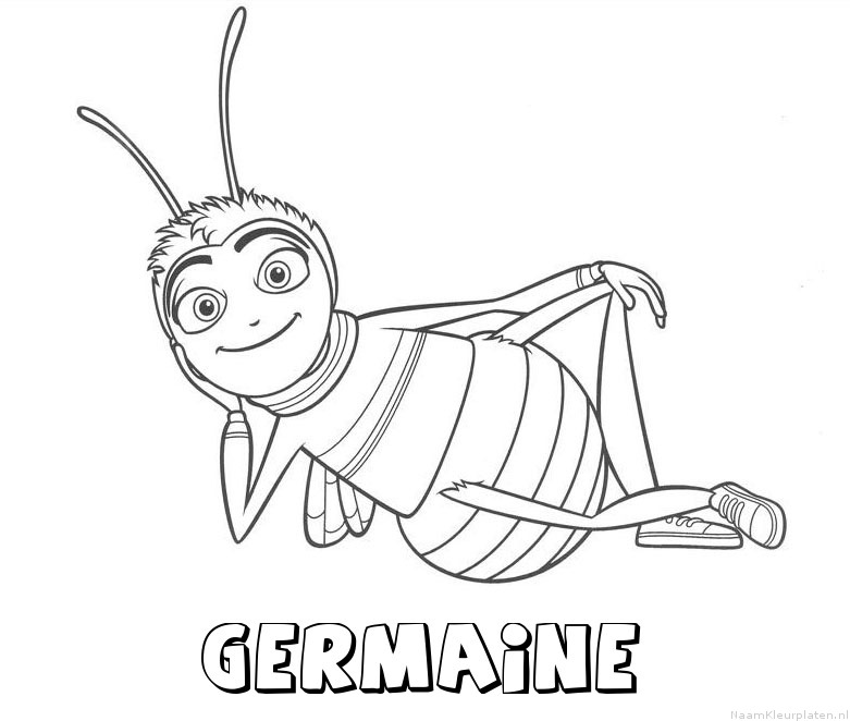Germaine bee movie kleurplaat