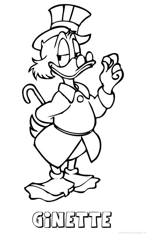 Ginette dagobert duck