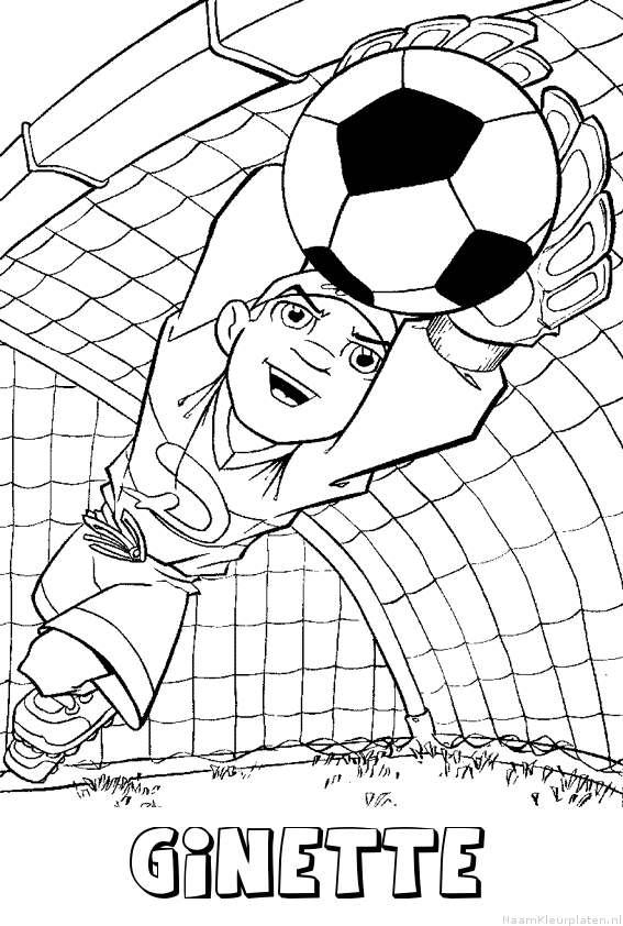 Ginette voetbal keeper
