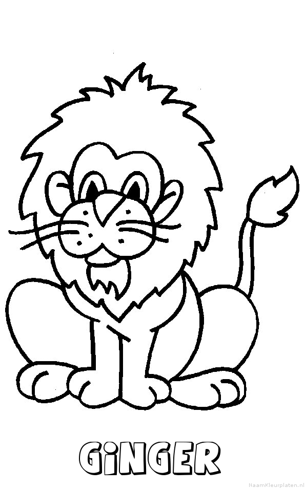 Ginger leeuw