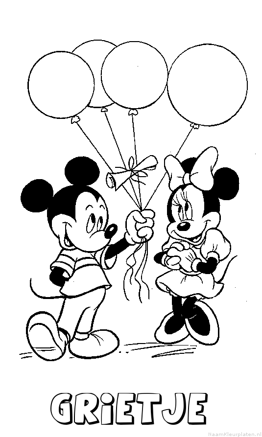 Grietje mickey mouse