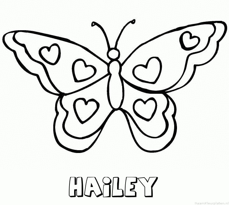 Hailey vlinder hartjes