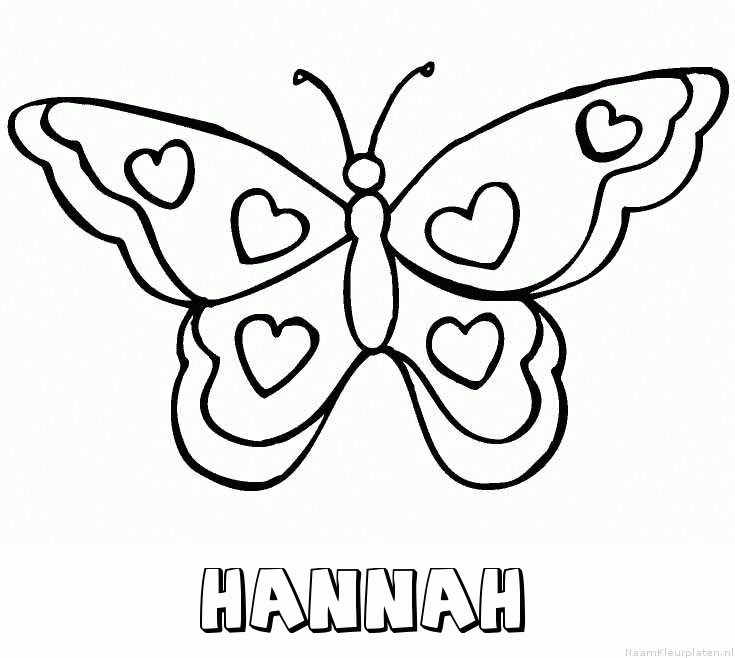 Hannah vlinder hartjes