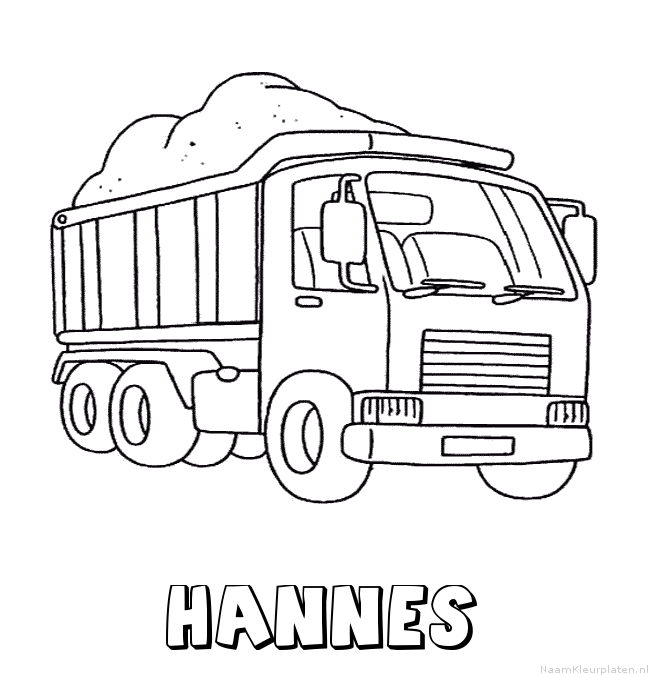 Hannes vrachtwagen