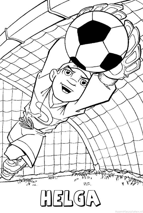 Helga voetbal keeper