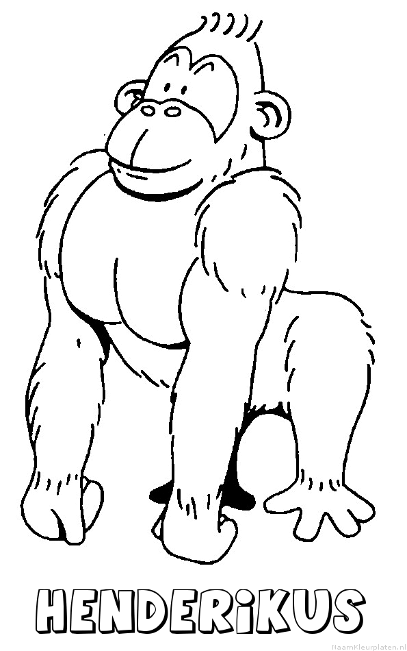 Henderikus aap gorilla
