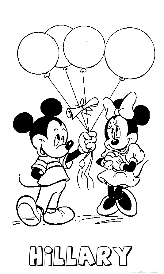 Hillary mickey mouse