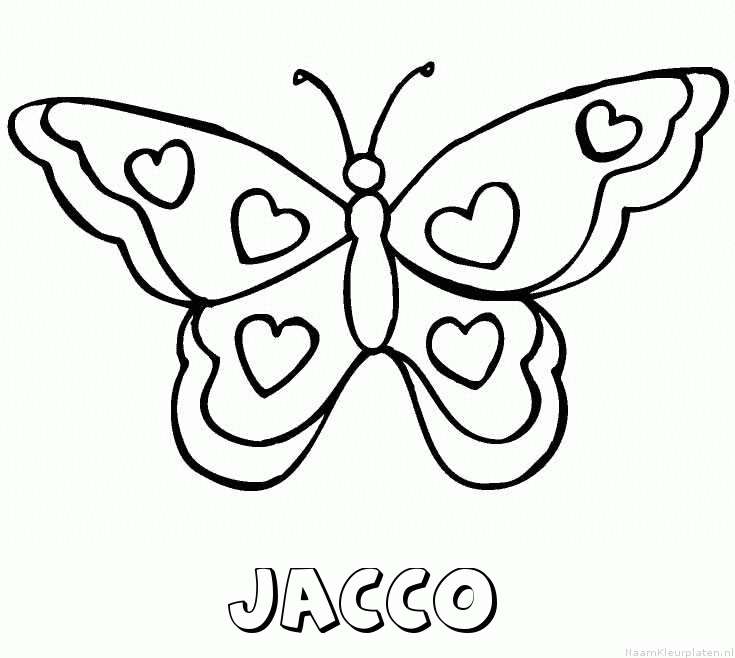 Jacco vlinder hartjes