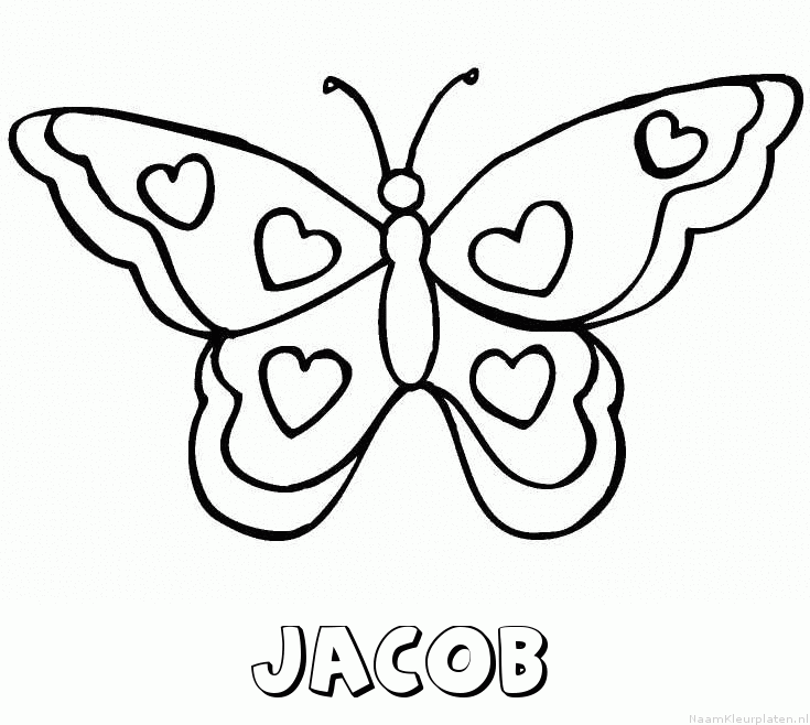 Jacob vlinder hartjes