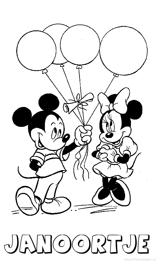 Janoortje mickey mouse