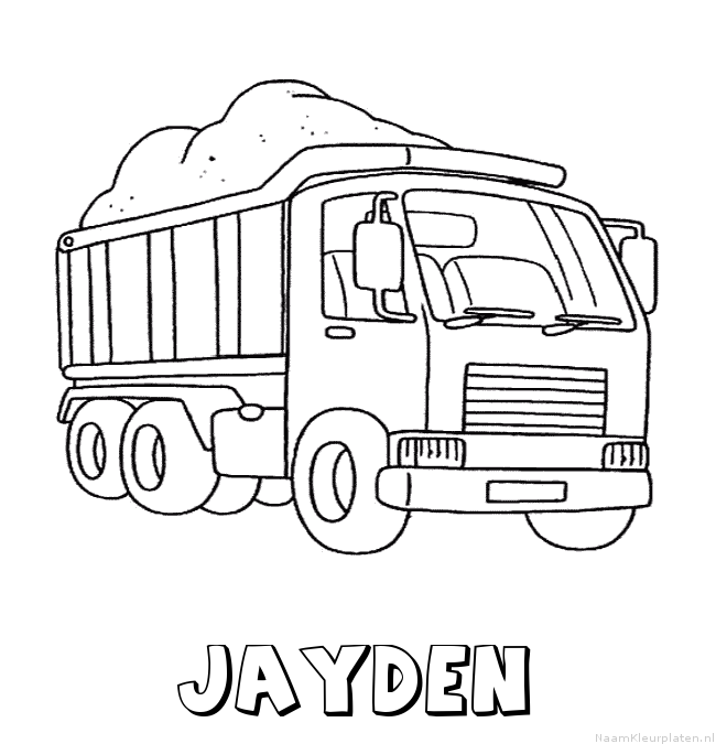 Jayden vrachtwagen