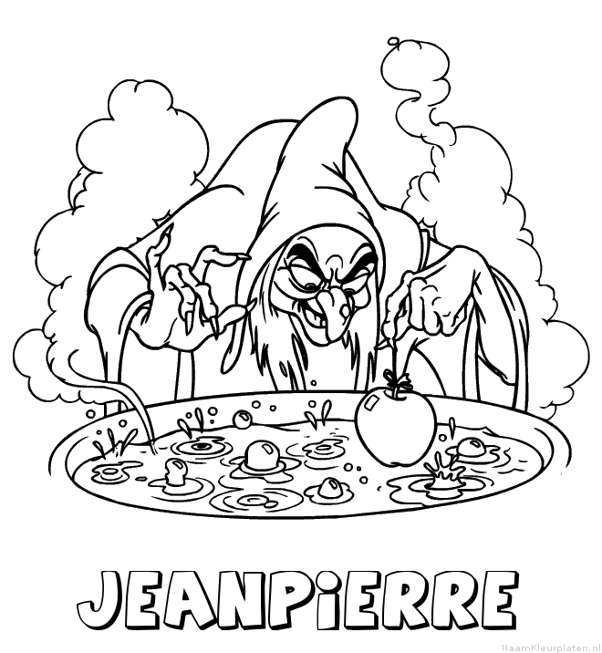 Jeanpierre heks kleurplaat