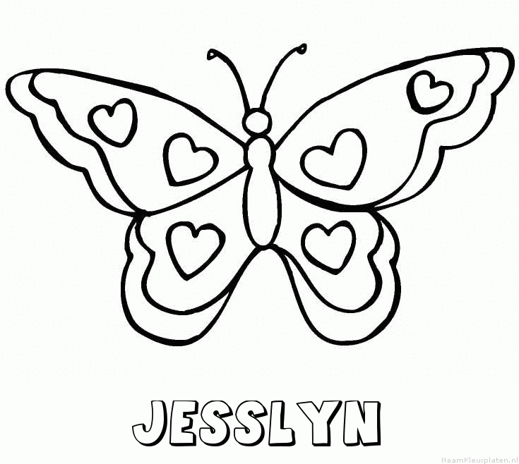 Jesslyn vlinder hartjes