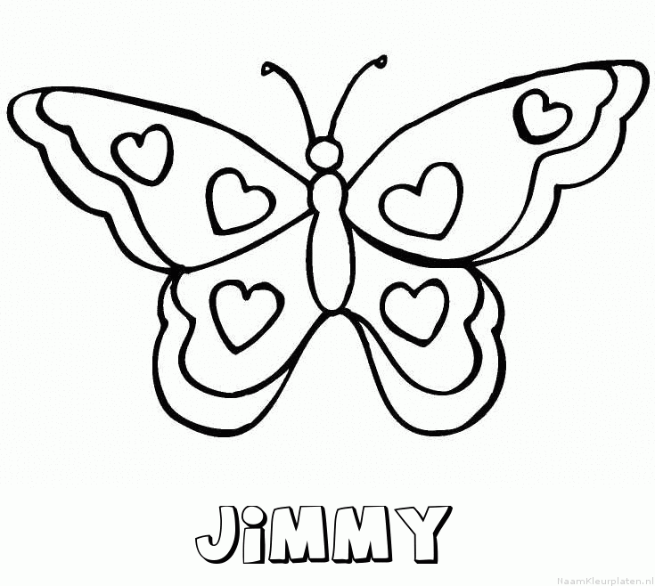 Jimmy vlinder hartjes