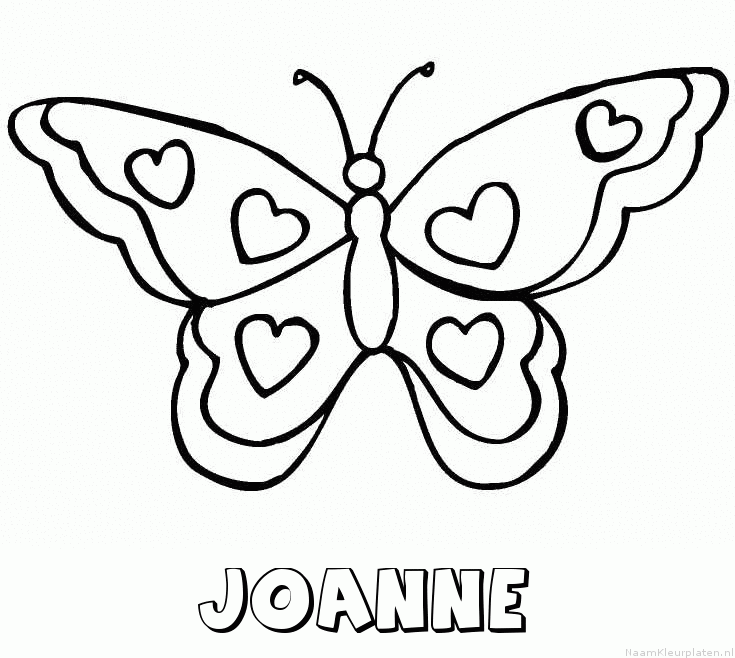 Joanne vlinder hartjes