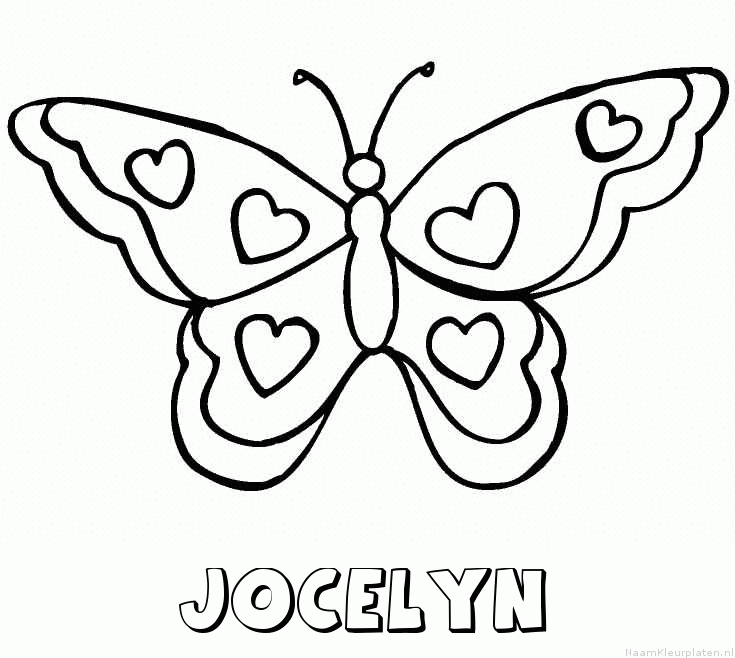 Jocelyn vlinder hartjes
