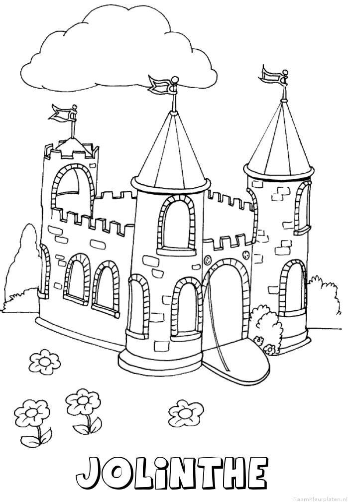 Jolinthe kasteel kleurplaat