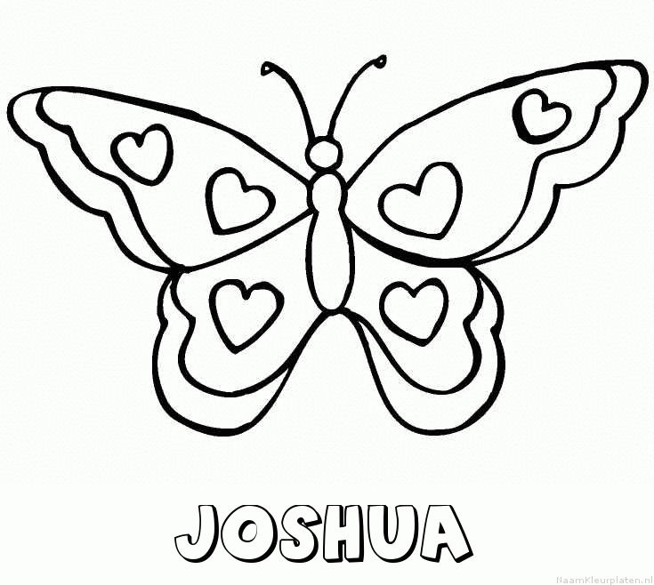 Joshua vlinder hartjes