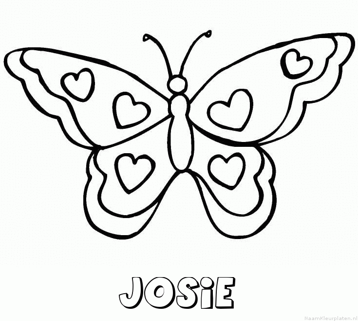 Josie vlinder hartjes