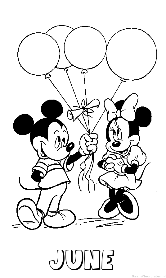 June mickey mouse