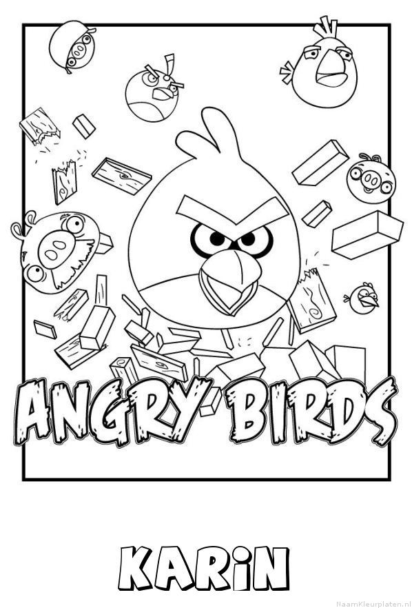 Karin angry birds kleurplaat