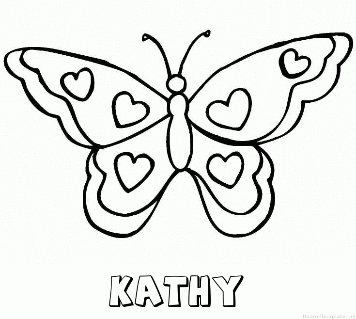 Kathy vlinder hartjes