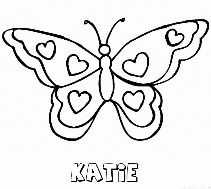 Katie vlinder hartjes