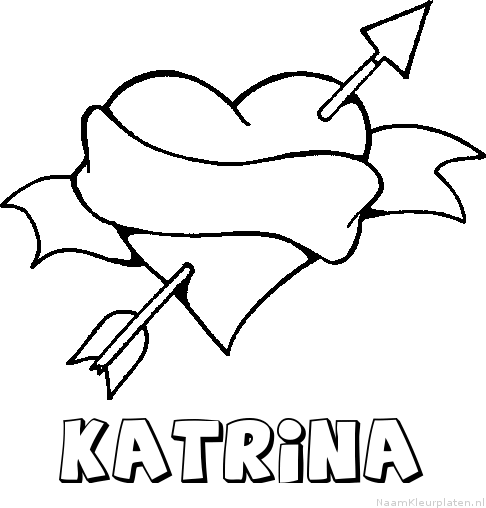 Katrina liefde kleurplaat