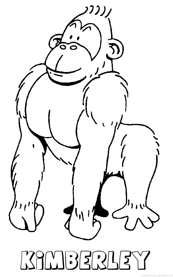 Kimberley aap gorilla