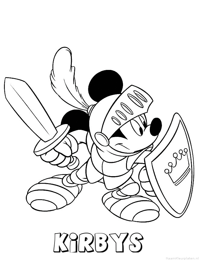 Kirbys disney mickey mouse