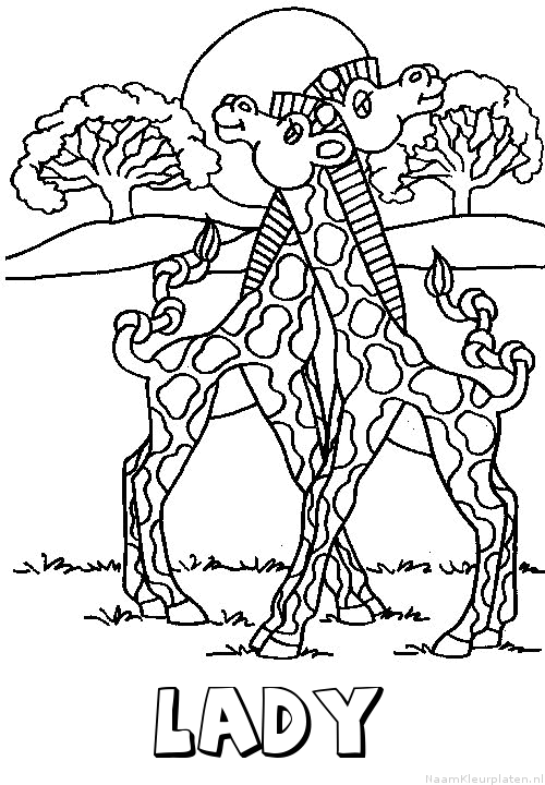 Lady giraffe koppel