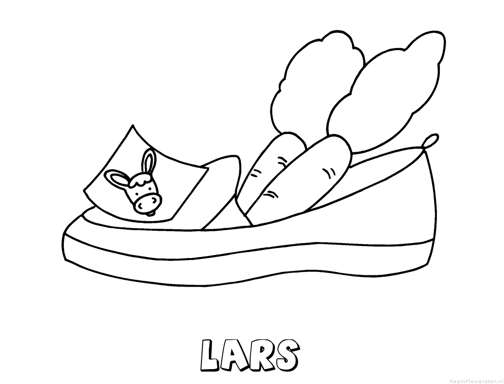Lars schoen zetten