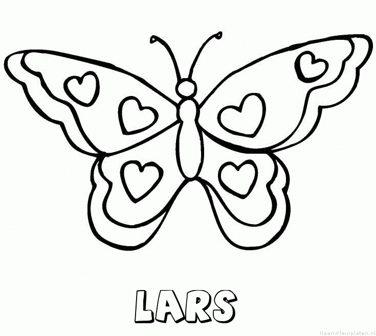Lars vlinder hartjes