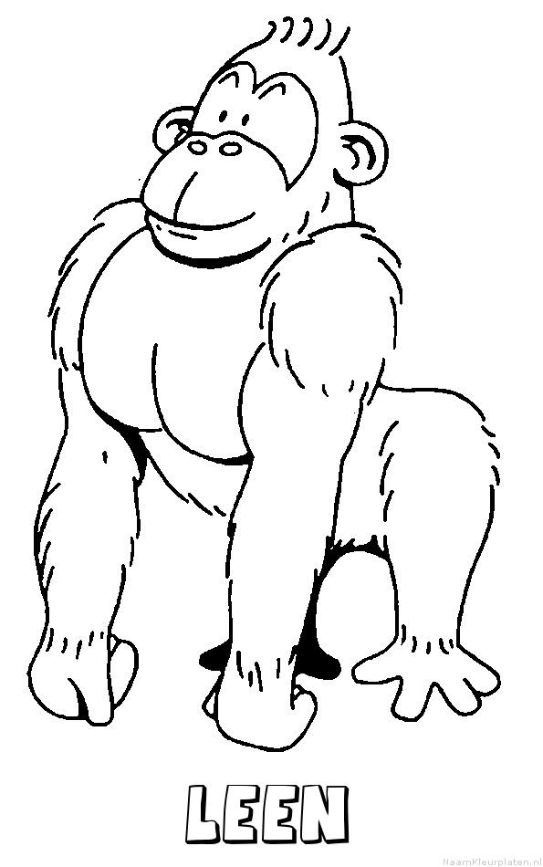 Leen aap gorilla