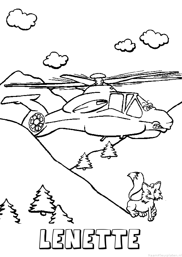 Lenette helikopter