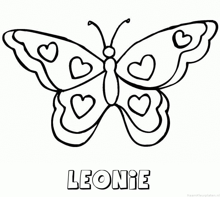Leonie vlinder hartjes
