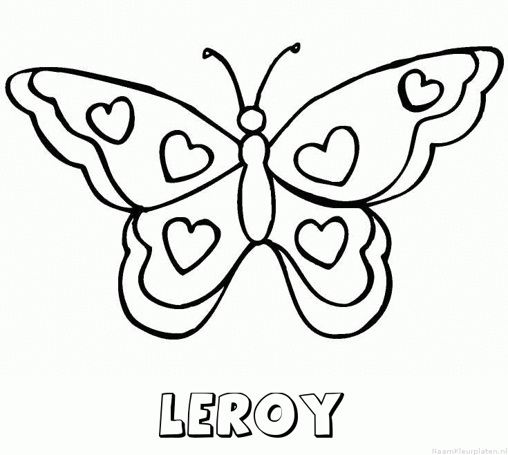 Leroy vlinder hartjes