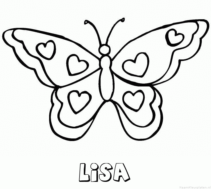 Lisa vlinder hartjes