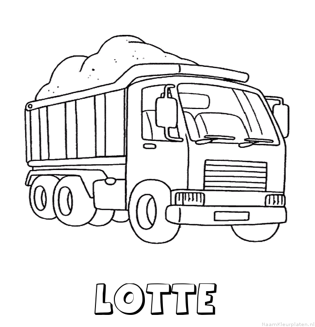 Lotte vrachtwagen