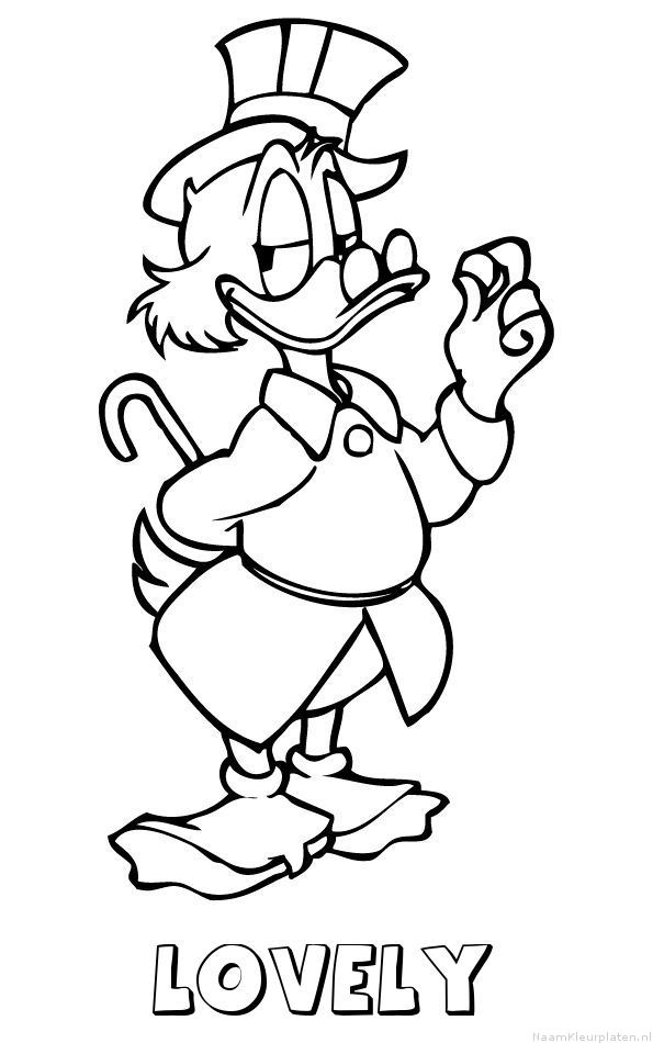 Lovely dagobert duck
