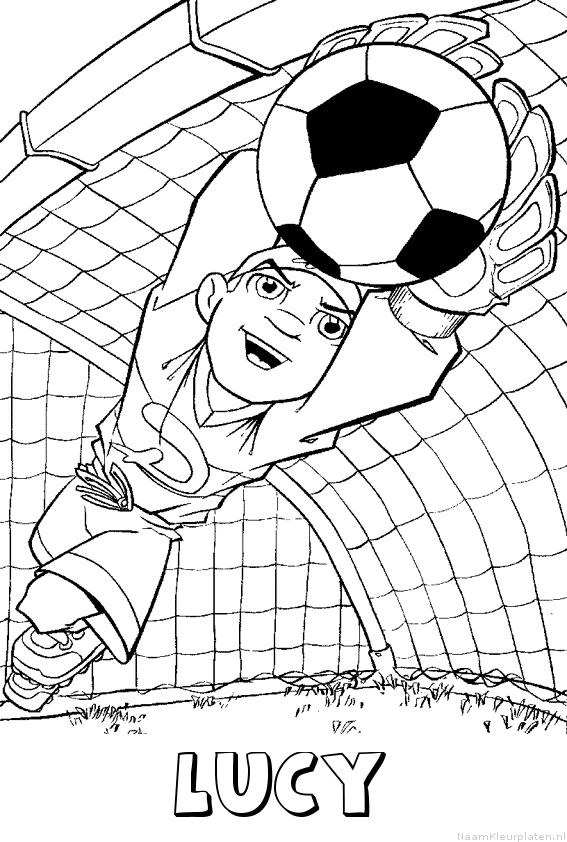 Lucy voetbal keeper